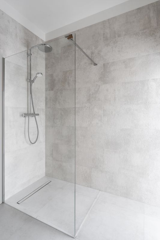 Elegant Shower with Frameless Glass